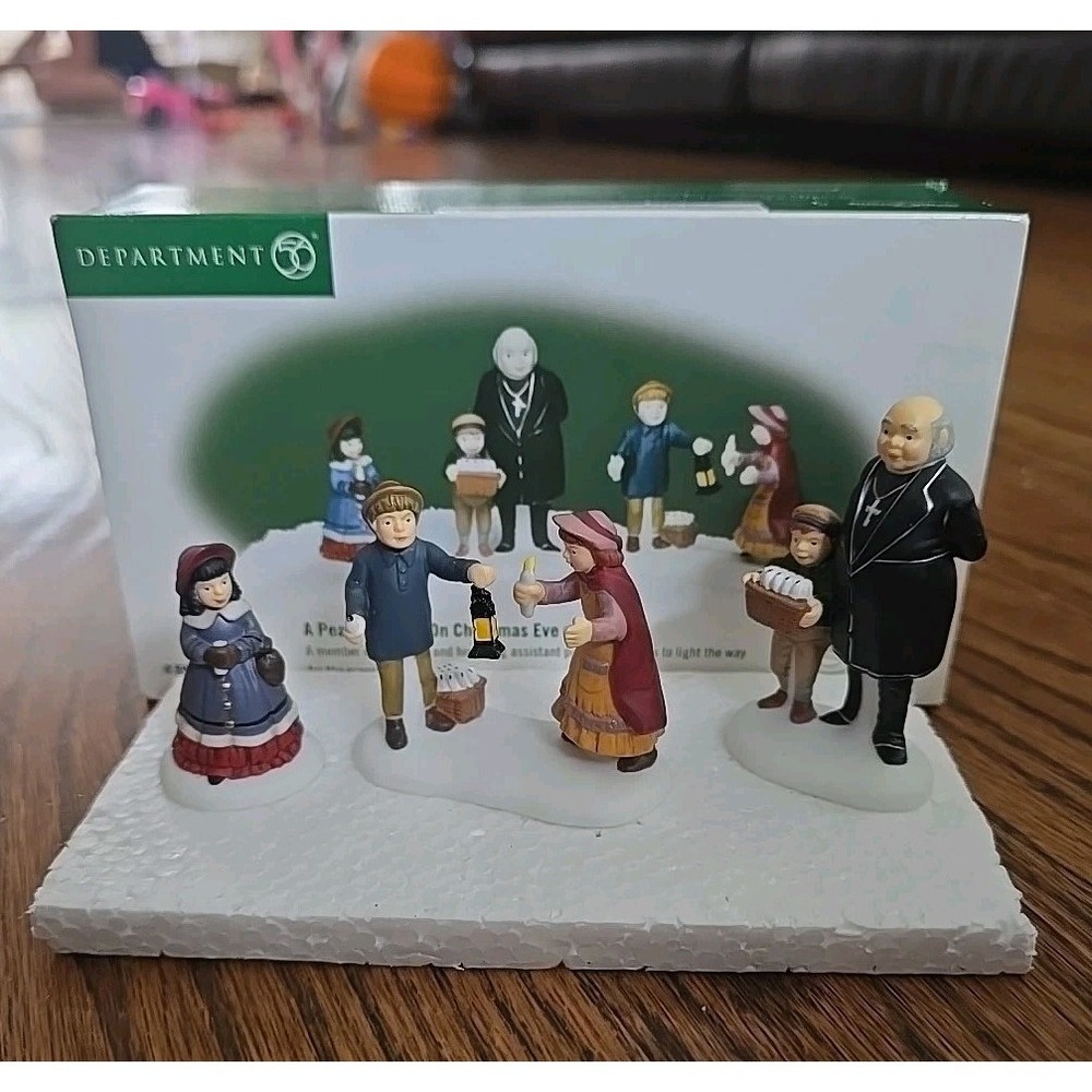 Department 56 Heritage Village VTG A Peaceful Glow On Christmas Eve 58300